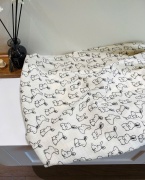 Khăn mặt muslin, khăn tắm muslin họa tiết xinh xắn cho bé giá rẻ